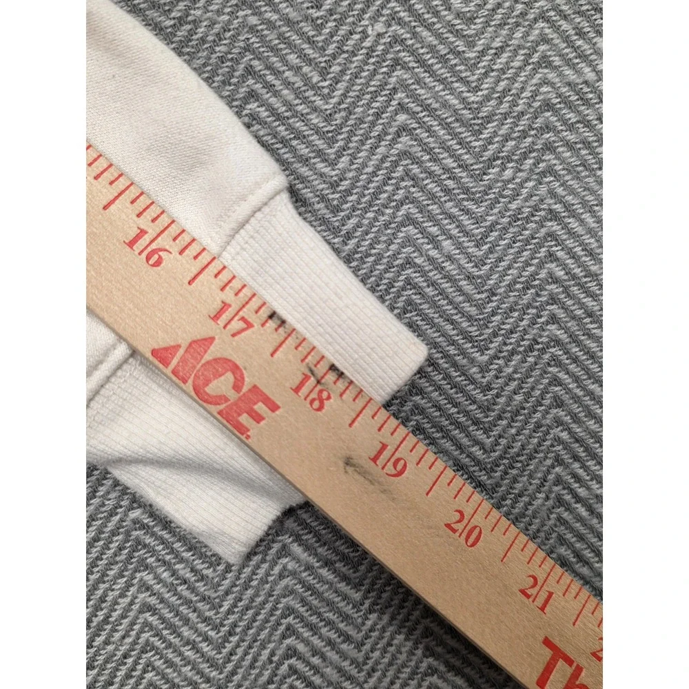 Old‎ Navy Boys Large 10-12 Quarter Zip Sweatshirt Cream Navy Colorblock Pullover